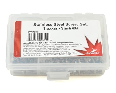 Dynamite Stainless Steel Screw Set for Traxxas Slash 4X4