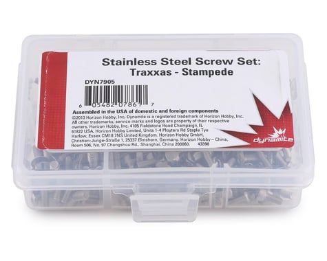 Dynamite Stainless Steel Screw Set for Traxxas Stampede 4x4