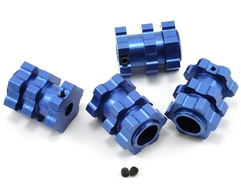 Dynamite Aluminum 17mm Wheel Adapter Set (Blue) (4) (Slash 4x4)