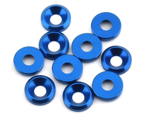 Dynamite 3mm Countersunk Washer (Blue) (10)