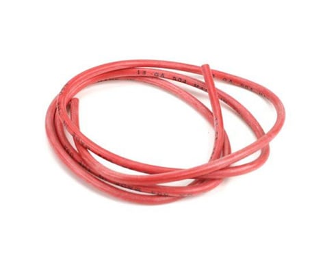 13AWG Silicone Wire 3', Red