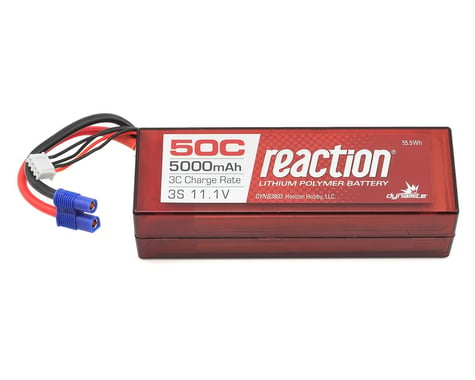 Dynamite Reaction 3S 50C Hard Case LiPo Battery w/EC3 Connector (11.1V/5000mAh)