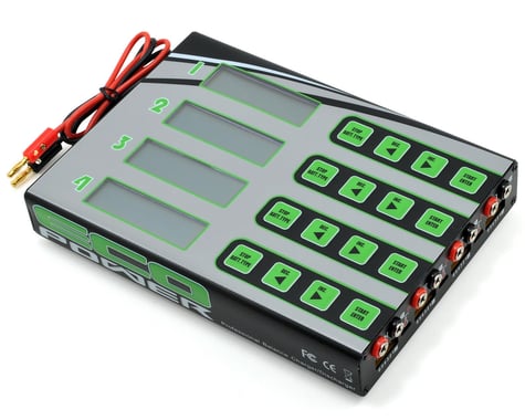 EcoPower "Electron 65 Quad" LiPo/LiFe/NiMH DC Battery Charger (6S/5A/50W x 4)