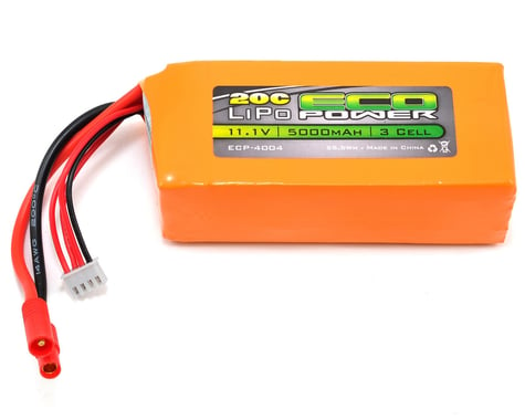 EcoPower Electron 3S 20C LiPo Battery (11.1V/5000mAh) (Walkera QR X350 Pro)