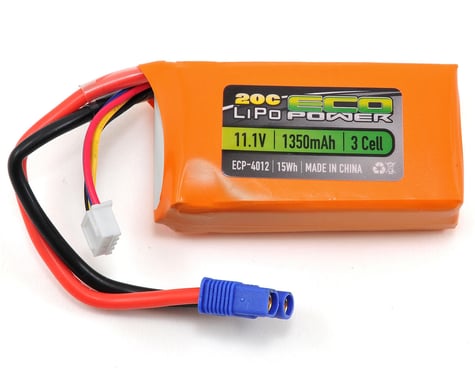 EcoPower "Electron" 3S LiPo 20C Battery (11.1V/1350mAh)