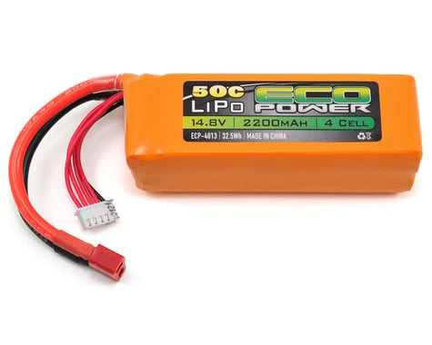 EcoPower "Electron" 4S LiPo 50C Battery (14.8V/2200mAh)