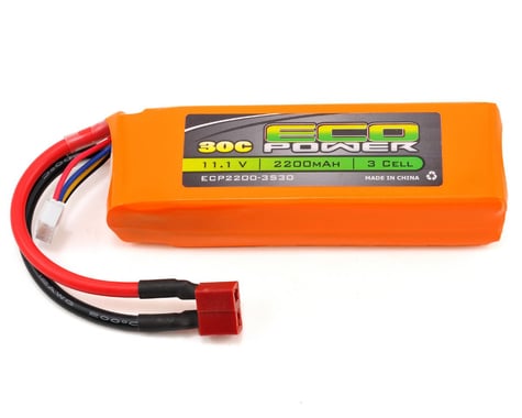 EcoPower "Electron" 3S LiPo 30C Battery Pack (11.1V/2200mAh)