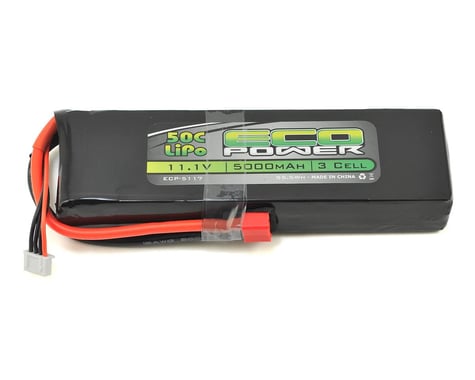 EcoPower "Electron" 3S LiPo 50C Battery (11.1V/5000mAh)