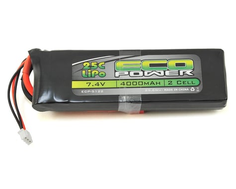EcoPower "Electron" 2S LiPo 25C Battery (7.4V/4000mAh)