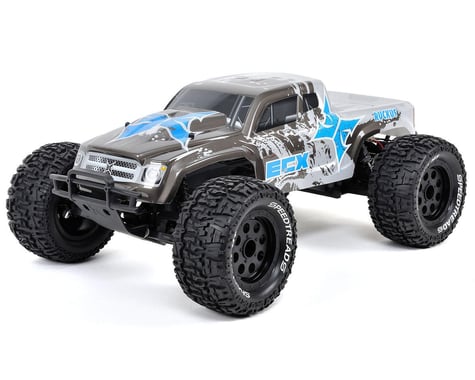 ECX RC Ruckus 1/10 Monster Truck RTR w/DX2E 2.4GHz Radio (Charcoal/Silver)