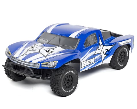 ECX RC Torment 1/10 Brushless RTR 2WD Short Course Truck w/DX2E 2.4GHz Radio (Blue/White)