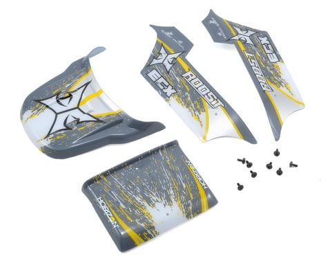 ECX Roost 1/18 Pre-Painted Body (Grey/Yellow)