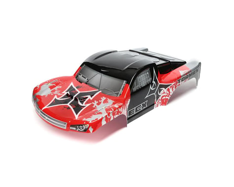 ECX Body, Red/Silver: 1/10 2wd/4wd Torment
