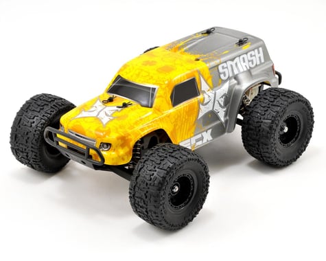 ECX RC Smash 1/18 Scale Mini Monster Truck (Yellow)