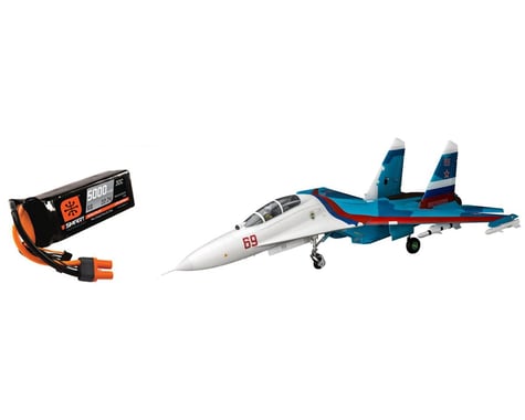 E-flite SU-30 Twin 70mm EDF Electric Ducted Fan Jet w/6S Smart Battery