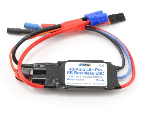 E-flite 40-Amp Lite Pro Switch-Mode Brushless ESC w/BEC