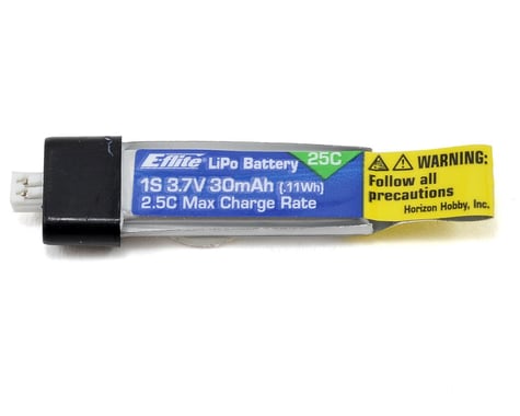 E-flite 1S LiPo Battery Pack 25C (3.7V/30mAh) (Mini Vapor)