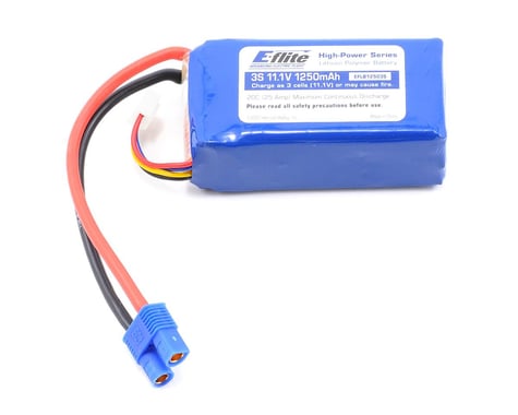 E-flite 3S Li-Poly Battery 20C (11.1V/1250mAh)