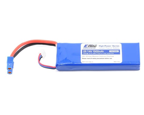 E-flite 2S Li-Poly Battery 20C (7.4V/1500mAh)