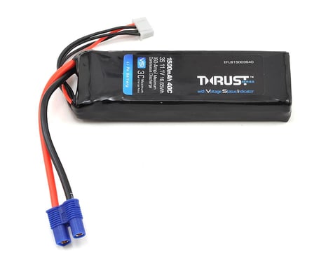 E-flite Thrust VSI 3S LiPo 40C Battery (11.1V/1500mAh)