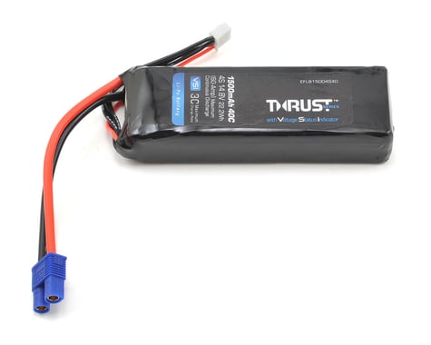 E-flite Thrust VSI 4S 40C LiPo Battery (14.8V/1500mAh)
