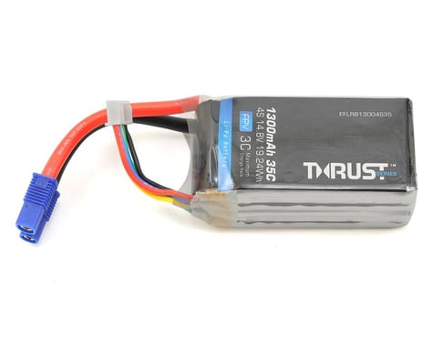 SCRATCH & DENT: E-flite Thrust 4S 35C FPV LiPo Battery (14.8V/1300mAh)