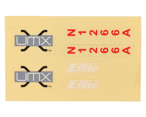 E-flite UMX Spacewalker Decal Sheet