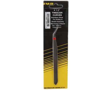 Enkay 4.5" Curved Stainless Steel Tweezers