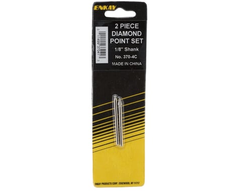 Enkay Diamond Point Bit Set (2) (1/8") (Cone & Engraving Points)