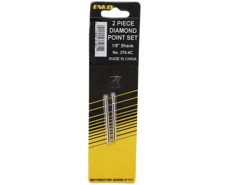 Enkay Diamond Point Bit Set (2) (1/8") (Wheel Points)