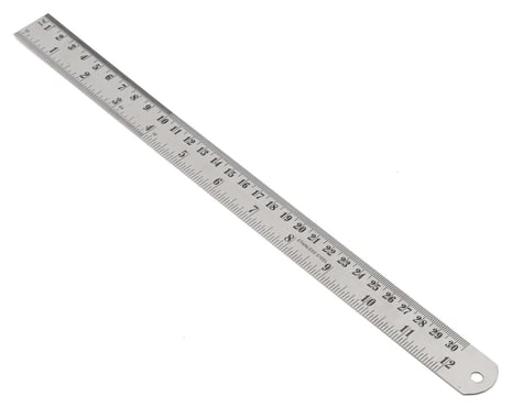 Enkay 12" Stainless Steel Ruler w/Conversion Table