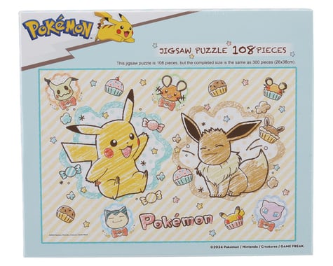 ENSKY PUZZLES “Pokémon®” Crayon Art Jigsaw Puzzle (108pcs)