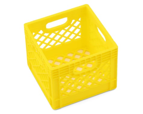 Exclusive RC 1/6 Scale Milk Crate (Yellow) (SCX6)