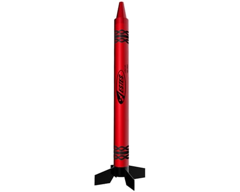 Estes Rocket Red Crayon RTF Model Rocket Kit