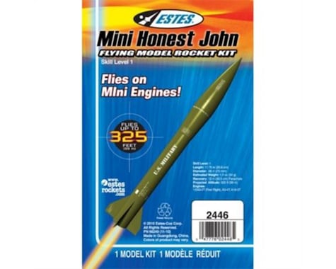 Estes Mini Honest John Rocket Kit Skill Level 1