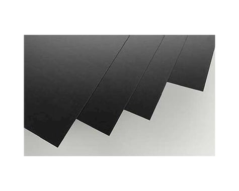 Evergreen Scale Models Black Styrene Sheets, .03x8x21" (4)