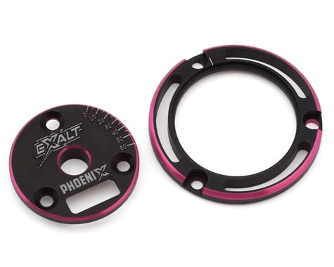 Team Exalt Black Phoenix Endplate with Chamfered Edges (Pink)