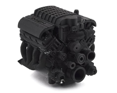 Exclusive RC Scale Hellcat Engine Kit (Fits 540 Motor) (Carbon Nylon)