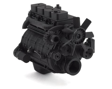 Exclusive RC Scale 4BT Diesel Engine Kit (Fits 540 Motor) (Carbon Nylon)