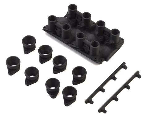 Exclusive RC RC4WD V8 8 Stack Intake Manifold (Carbon Nylon) (Fits RC4WD Heads)
