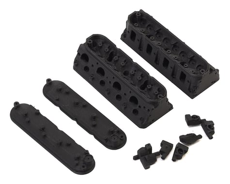 Exclusive RC RC4WD V8 LS Heads w/Valve Covers & Coils (Carbon Nylon)