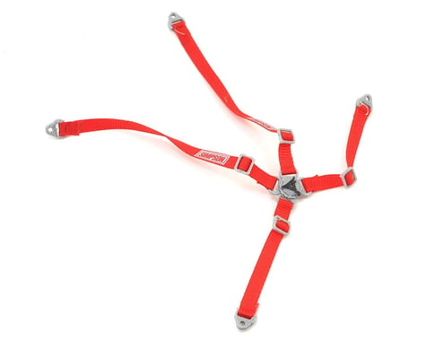 Exclusive RC 4 Point Race Harness (Simpson Red)