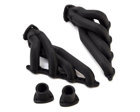 Exclusive RC RC4WD V8 LS Headers (Carbon Nylon) (Fits Exclusive Heads)