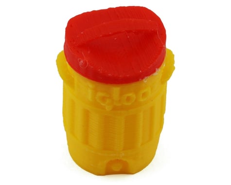 Exclusive RC 1/24 Scale Round Cooler (Red/Yellow)