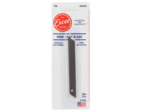 Excel 9mm 13-Point Snap Blades (5)