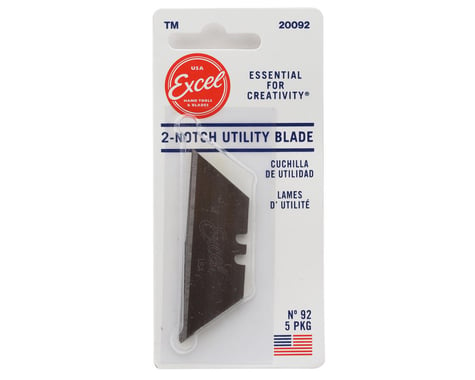 Excel #92 Heavy Duty 2-Notch Steel Utility Blade Set (5)