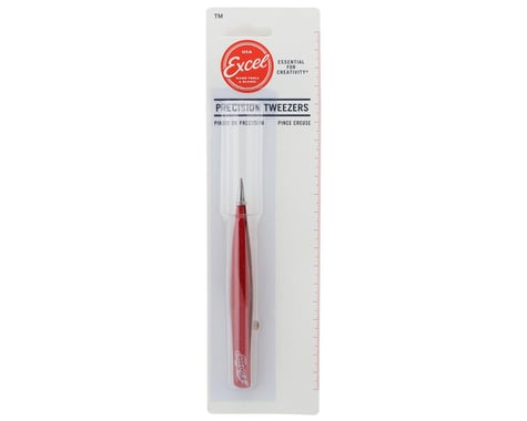 Excel Hollow Point Tweezers (Red)