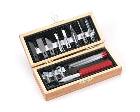 Excel Woodworking Hobby Knives Set w/Wood Box