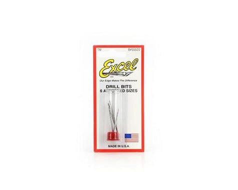 Excel Drill Bit Assorted,#50-62(6)carded