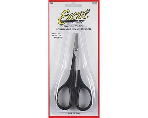 Excel 5" Lexan Straight Stainless Steel Scissors
